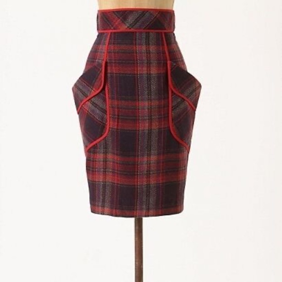 Anthropologie Plenty by Tracy Reese Glasbury Pencil Skirt 0 XS MSRP $148 - Picture 1 of 7